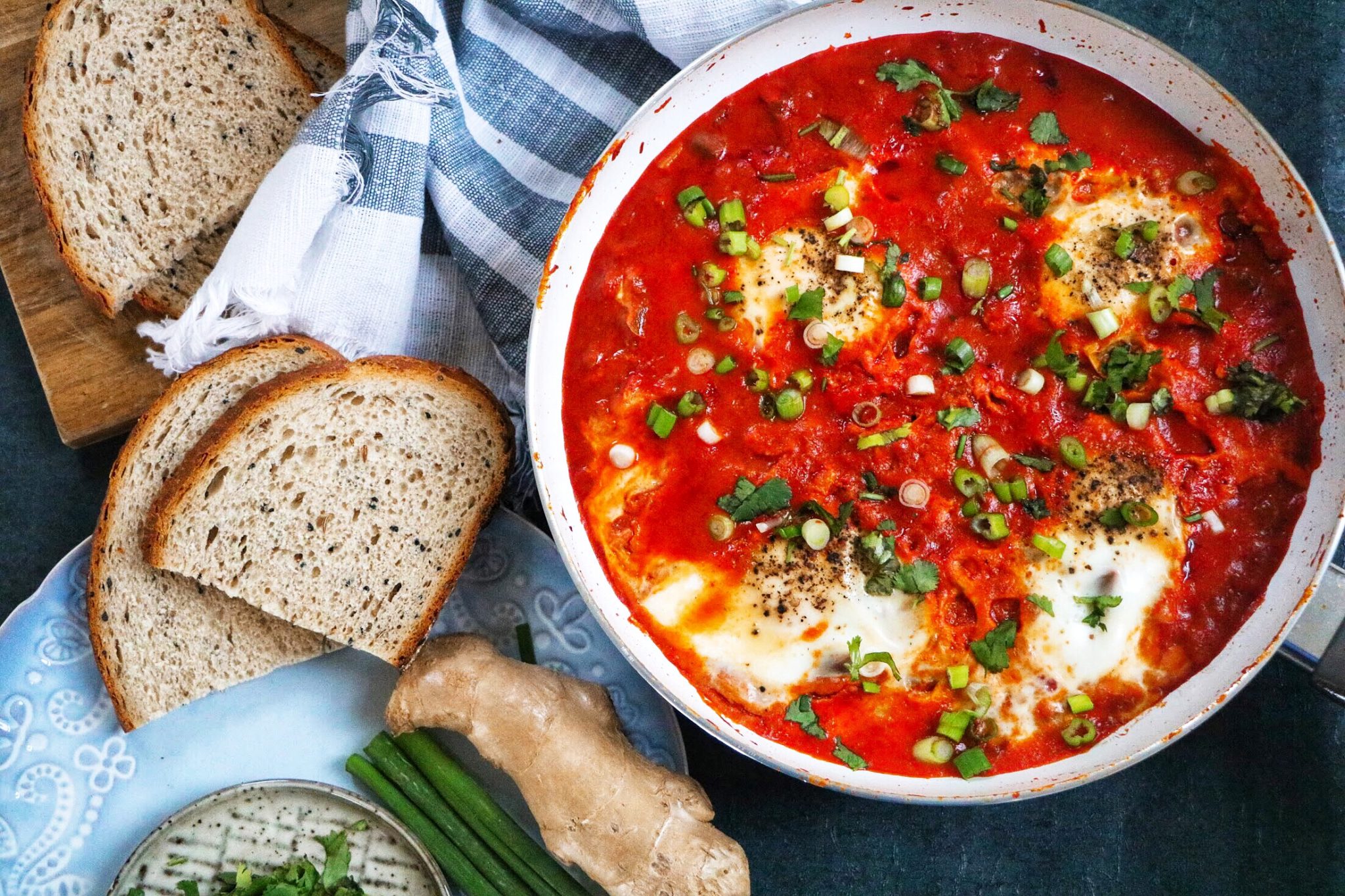 Red Curry Shakshuka - Chocolate & Cheese Please!