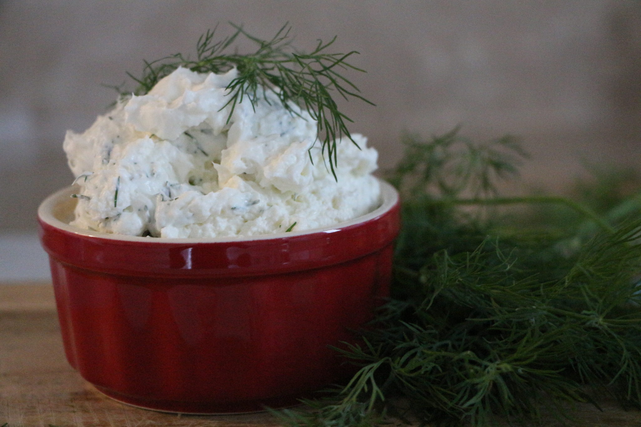 Dill Cream Cheese Garlic Smashed Potatoes