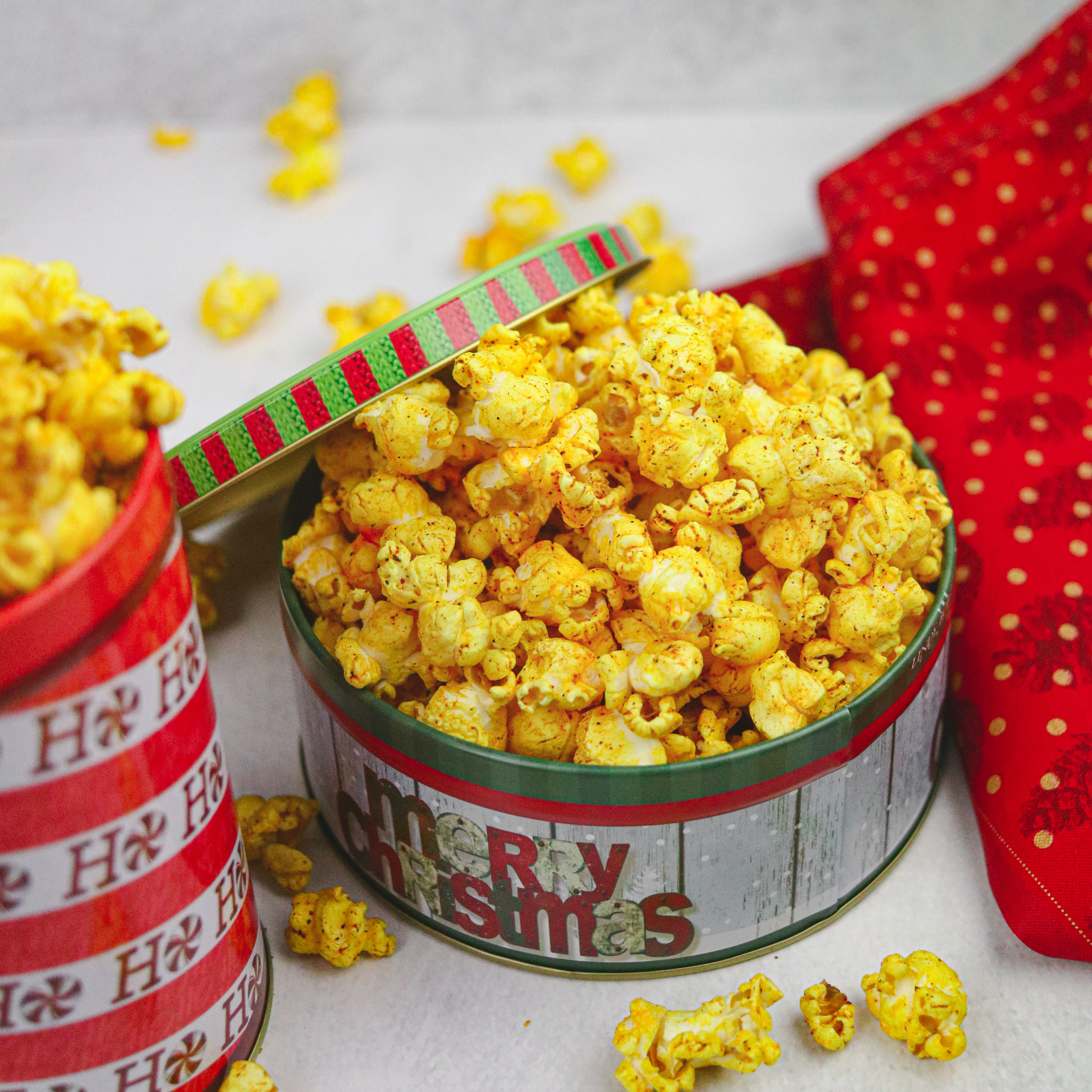 Holiday Masala Popcorn