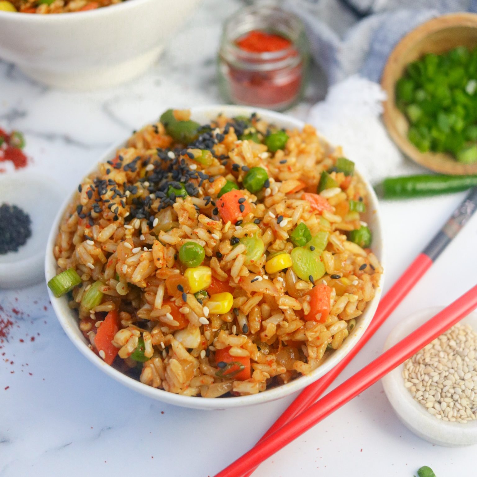 Fried Brown Rice