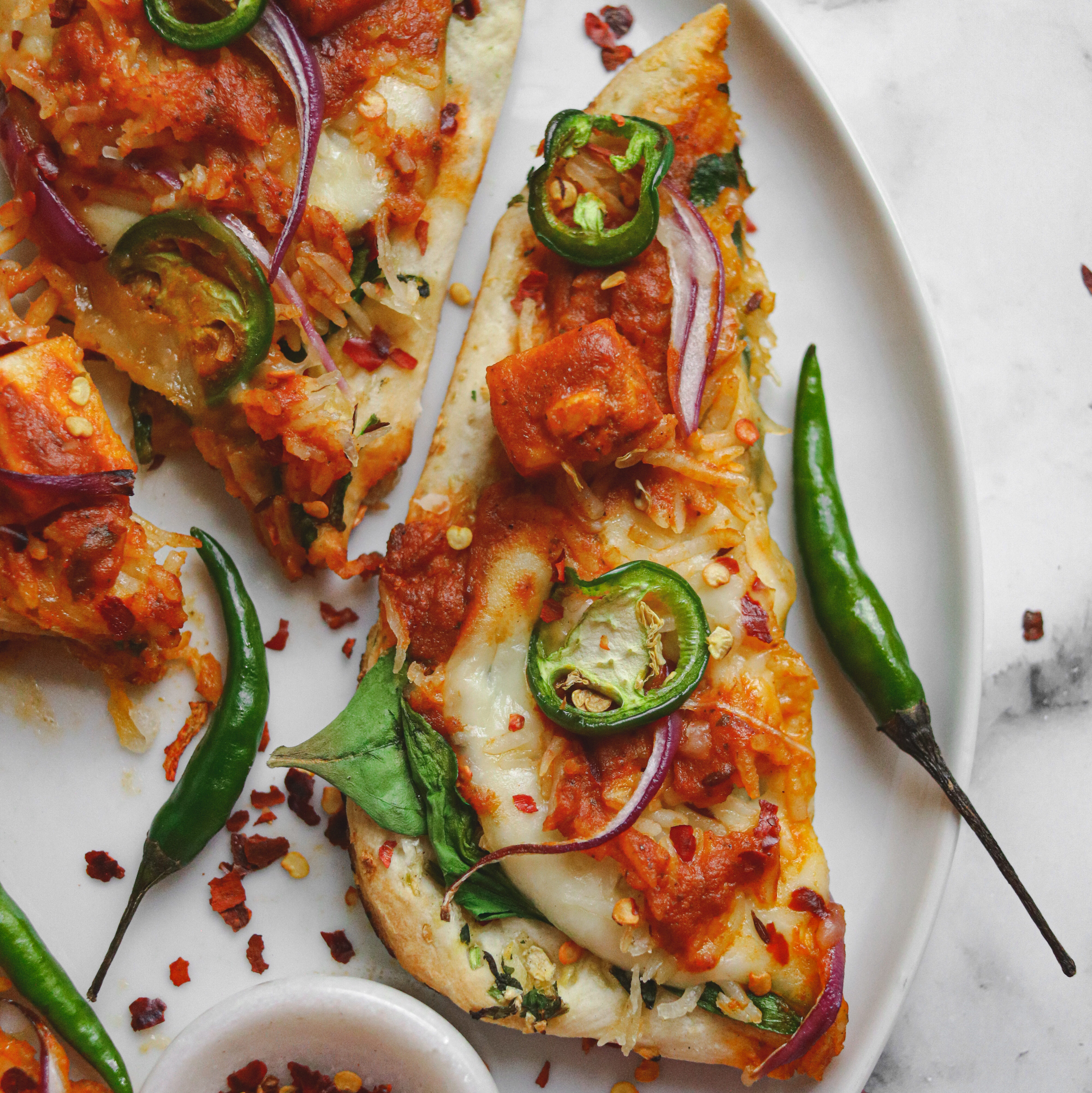 paneer tikka pizza